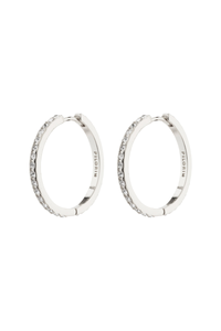 EBNA MAXI SILVER PLATED EARRINGS
