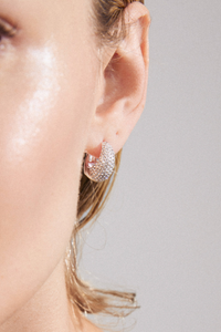 FOCUS SILVER PLATED EARRINGS
