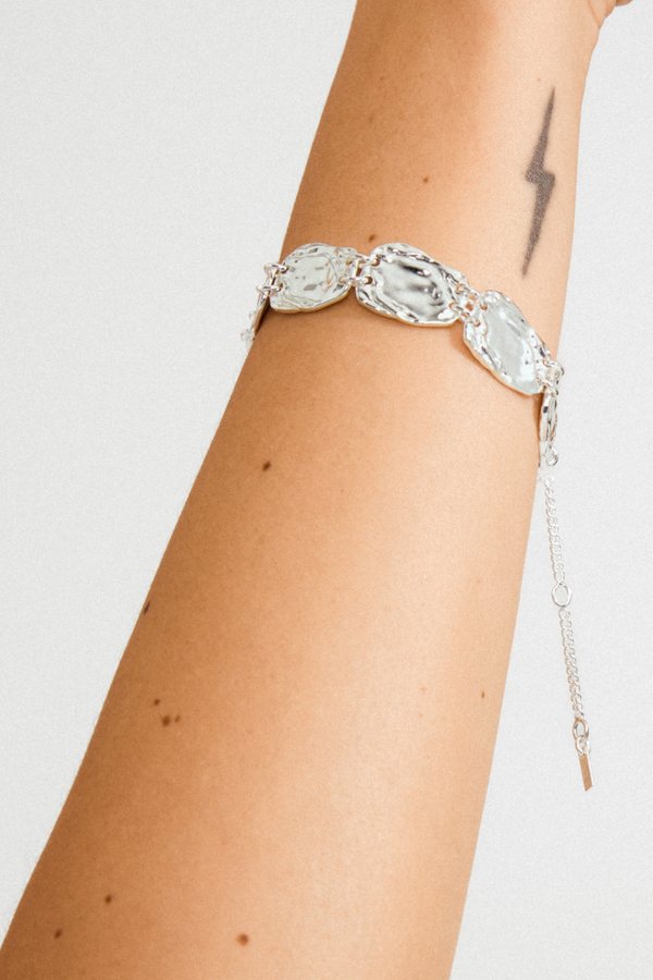 SHIFT SILVER PLATED BRACELET