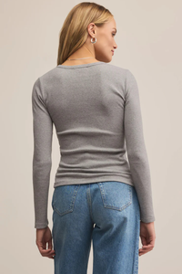 STELLA MODAL RIB HENLEY-CHG