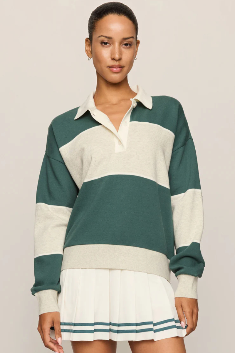 STUDY BREAK POLO SWEATSHIRT