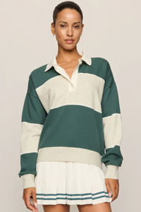 STUDY BREAK POLO SWEATSHIRT