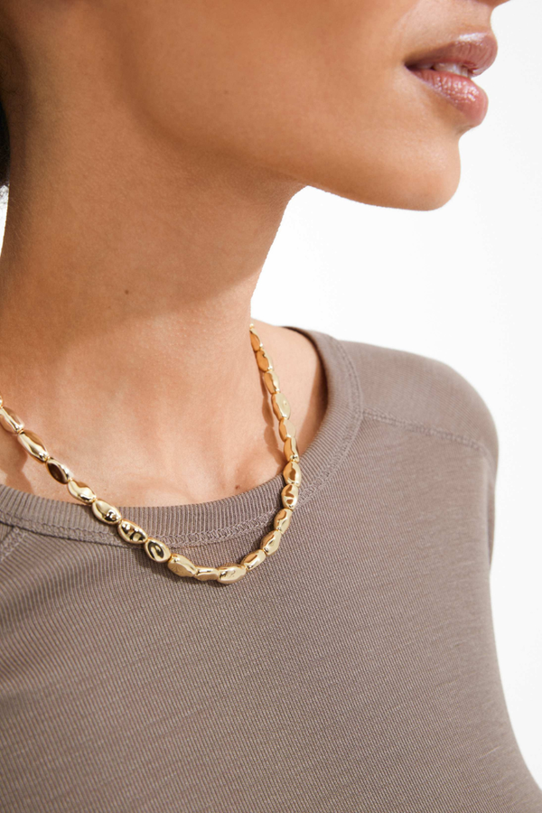 PRESENCE GOLD PLATED NECKLACE