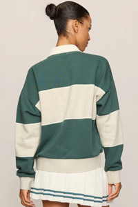 STUDY BREAK POLO SWEATSHIRT