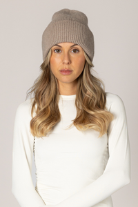 APRES SKI HAT IN CAMEL