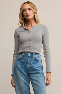 STELLA MODAL RIB HENLEY-CHG