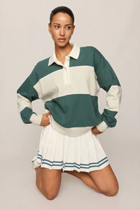STUDY BREAK POLO SWEATSHIRT