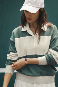 STUDY BREAK POLO SWEATSHIRT