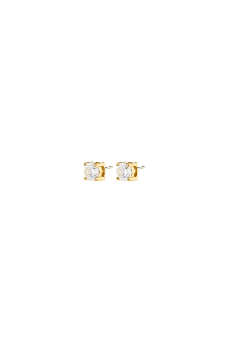 RAVI 4MM GOLD PLATED STUDS