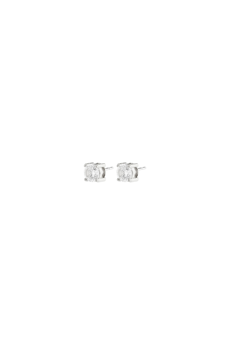 RAVI 5MM SILVER PLATED STUDS
