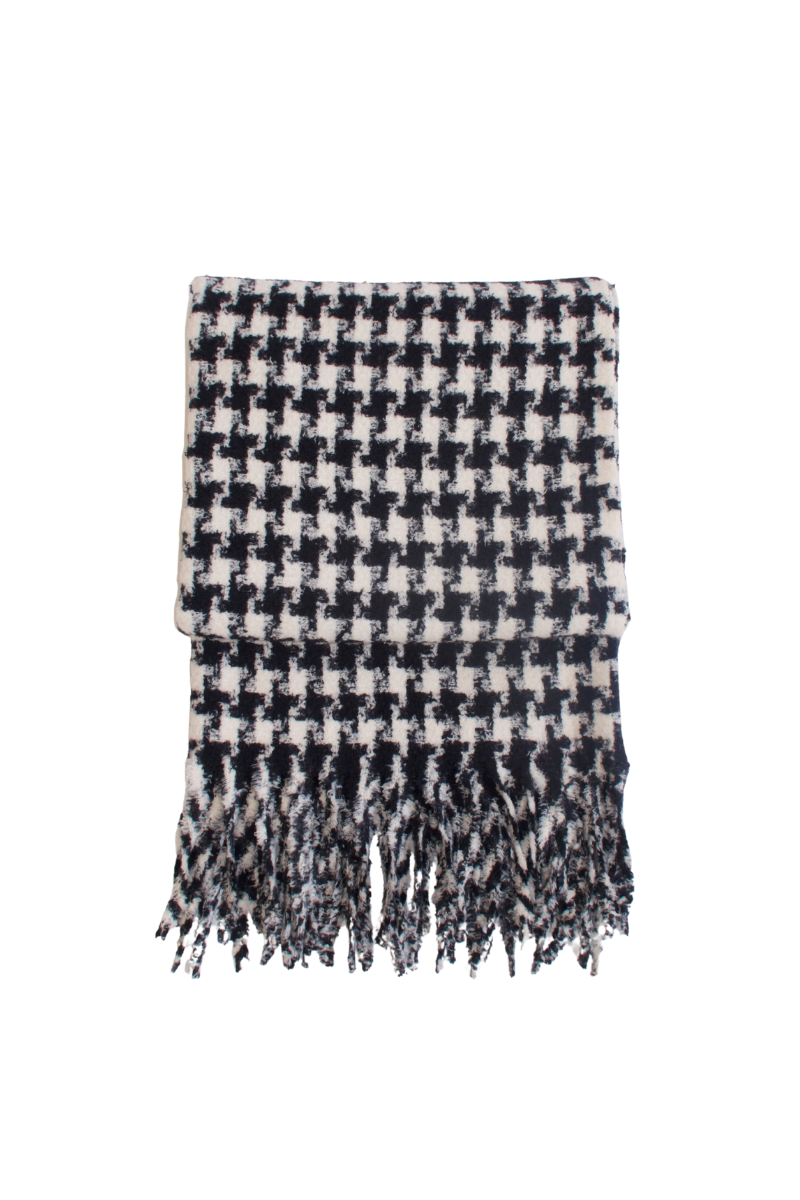 HOUNDSTOOTH SOFT SCARF