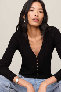 LANDA POINTELLE TOP IN BLACK
