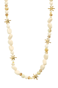 PRISM BEAD GOLD PLATED NECKLACE