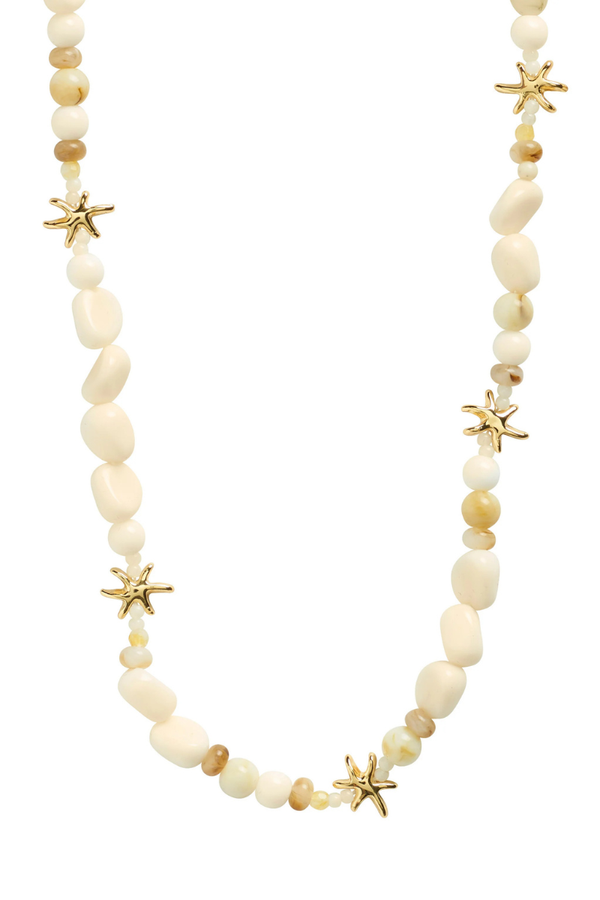 PRISM BEAD GOLD PLATED NECKLACE