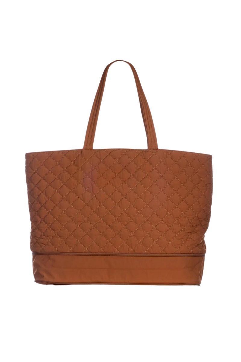 QUILTED EXPANDABLE TOTE-WA