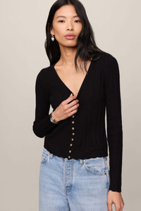 LANDA POINTELLE TOP IN BLACK