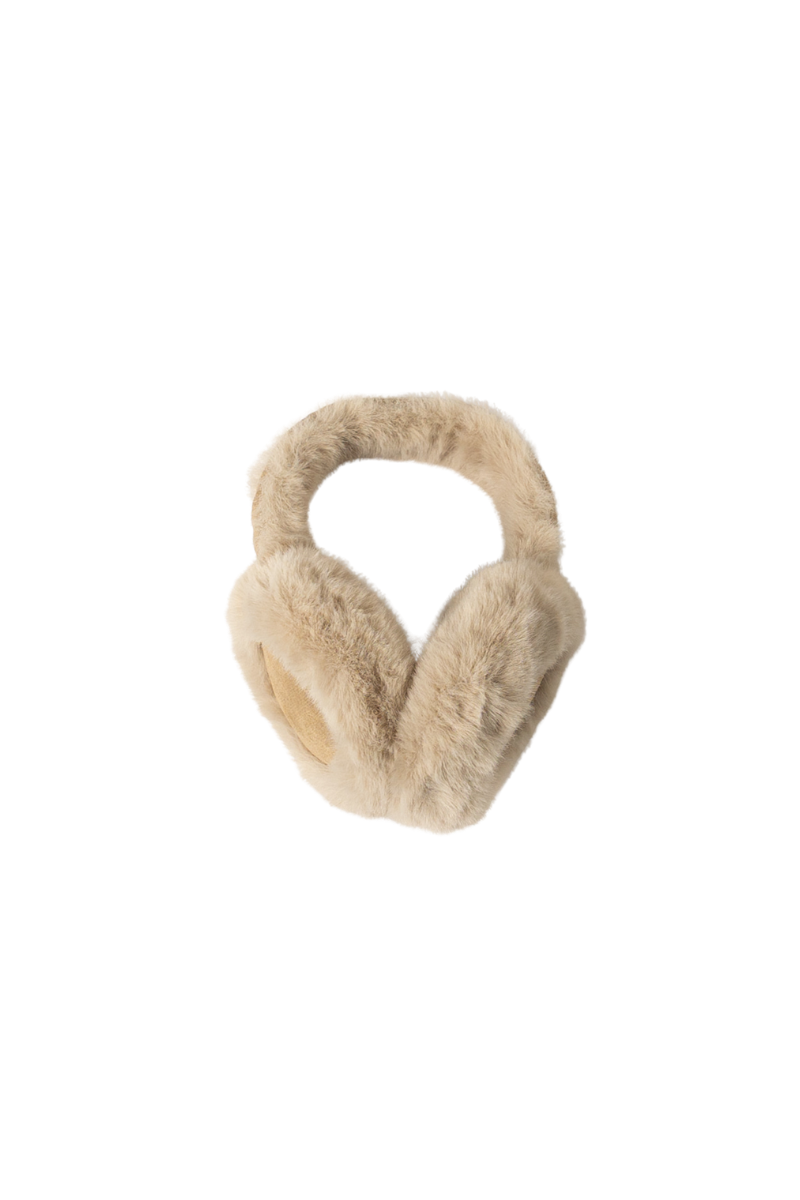 CLASSIC FUZZY EARMUFF IN BEIGE