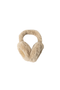 CLASSIC FUZZY EARMUFF IN BEIGE