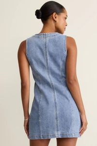 JOLIE DENIM MINI DRESS