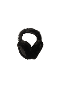 CLASSIC FUZZY EARMUFF IN BLACK