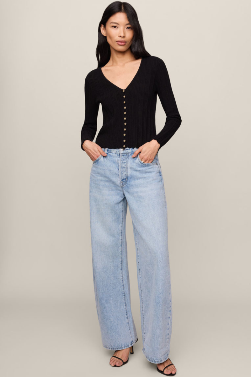 LANDA POINTELLE TOP IN BLACK