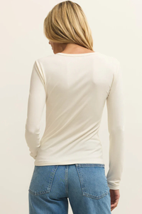 SECOND SKIN CREW LONG SLEEVE TOP-CL