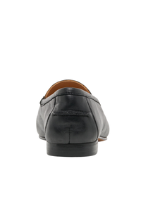 MATTIE LEATHER LOAFER IN BLACK