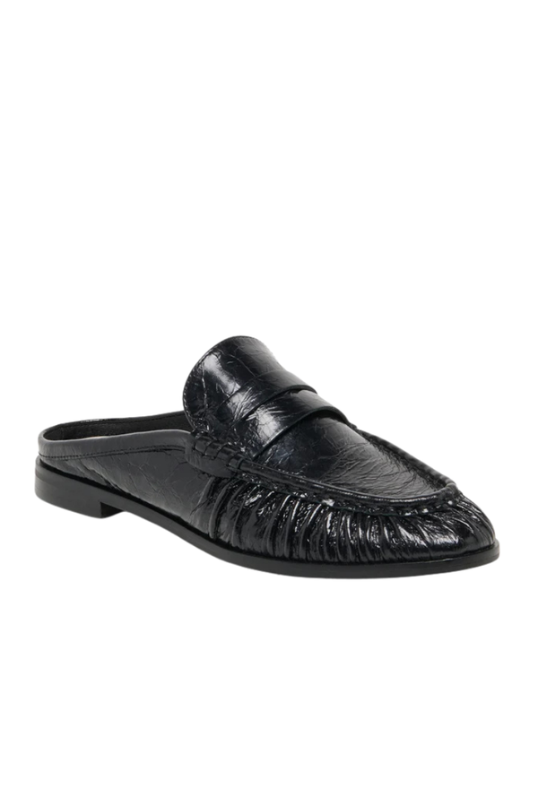 BETZY LEATHER LOAFER MULE