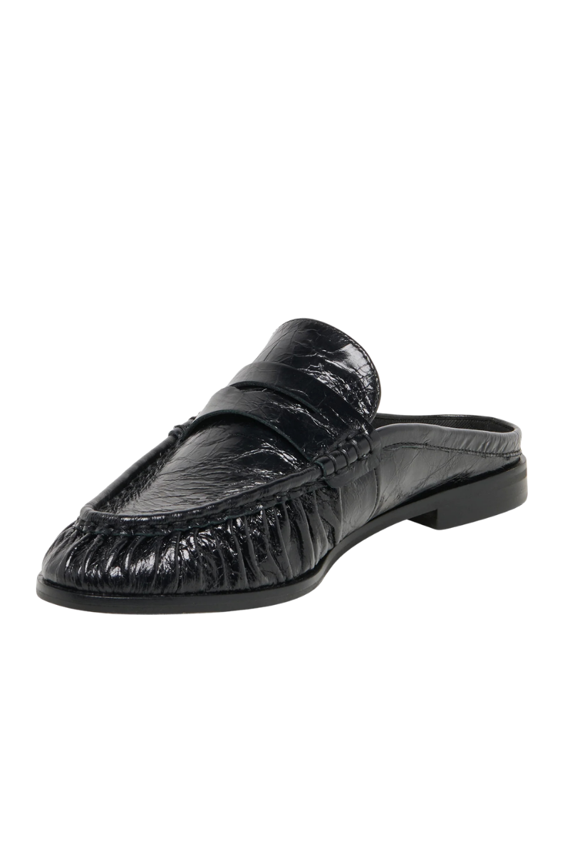 BETZY LEATHER LOAFER MULE
