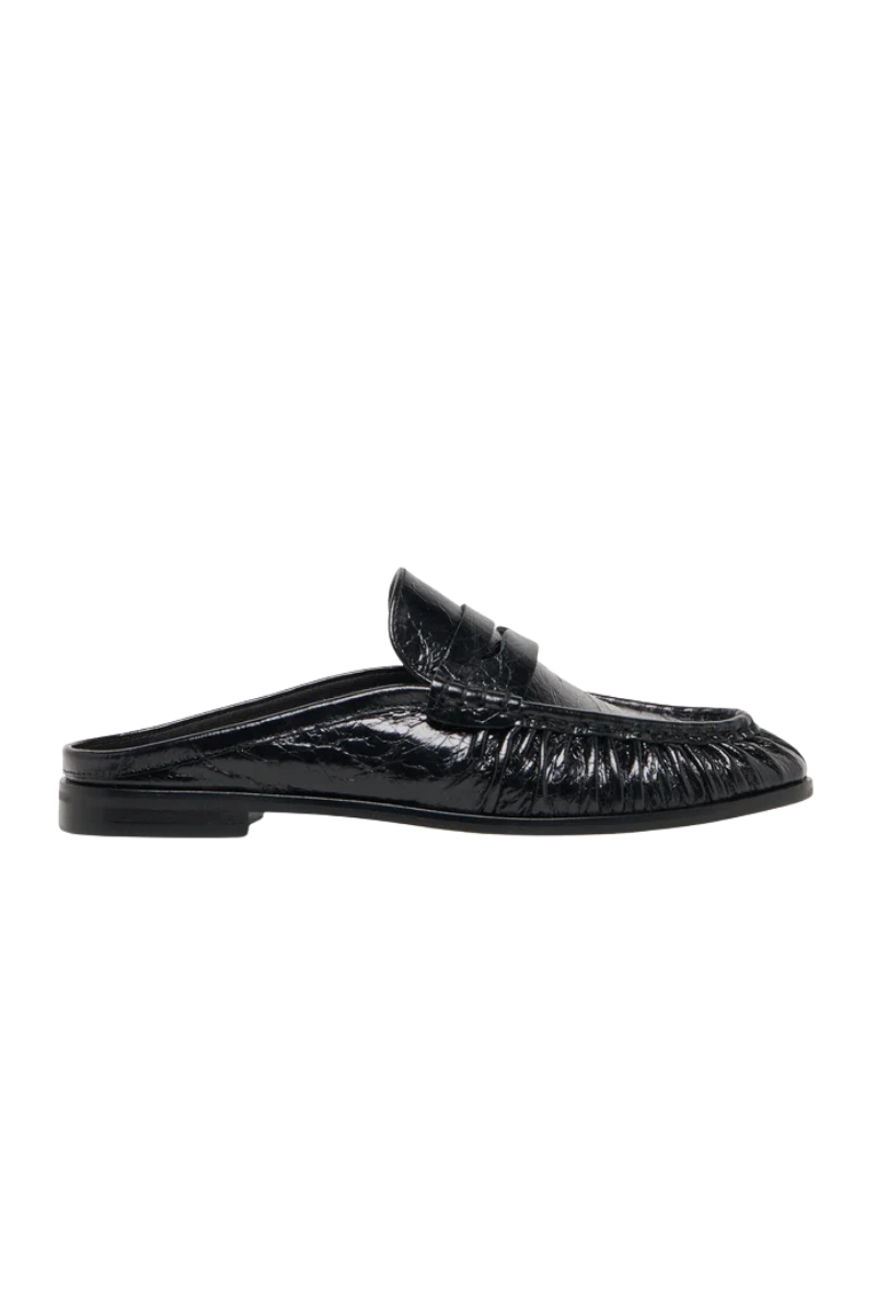 BETZY LEATHER LOAFER MULE