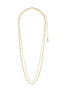 BLOOM 2 IN 1 GOLD PLATED NECKLACE