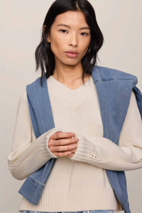 STRATTON V NECK SWEATER