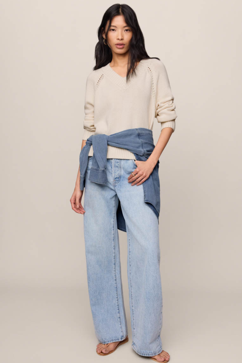 STRATTON V NECK SWEATER
