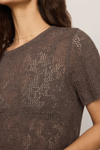 WAVERTON CROCHET SWEATER TEE