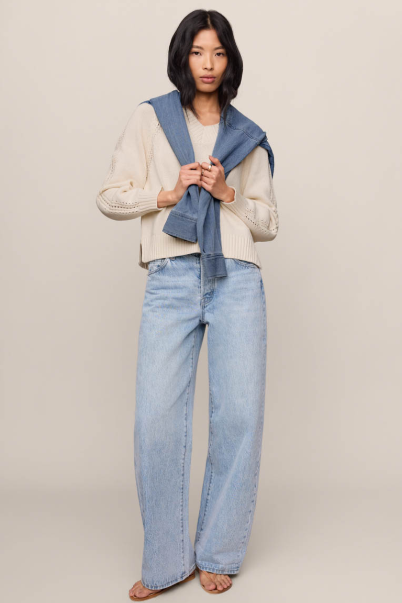 STRATTON V NECK SWEATER