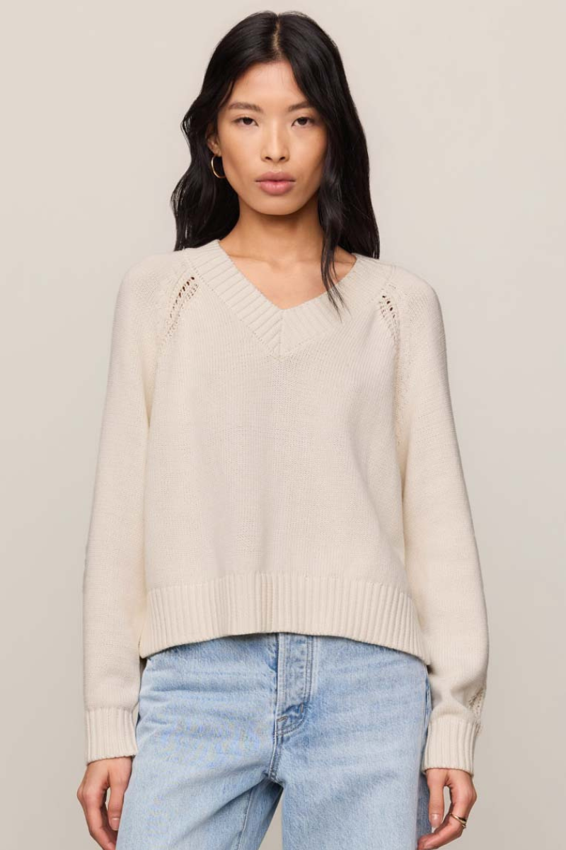 STRATTON V NECK SWEATER