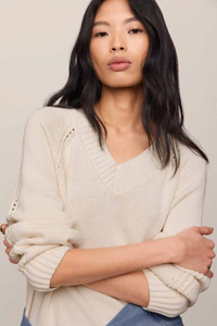 STRATTON V NECK SWEATER