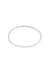 ARASH CRYSTAL SILVER PLATED BRACELET