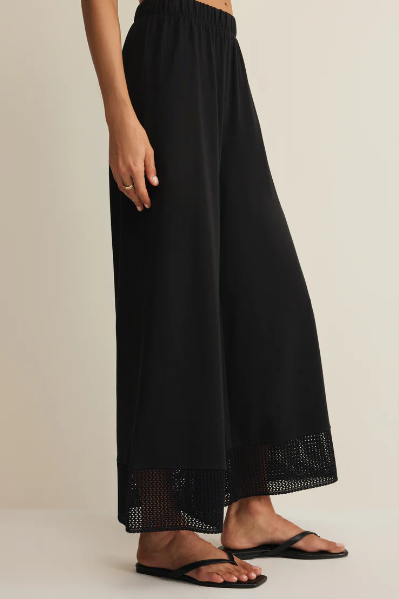 BANYAN CROCHET PANT-BK