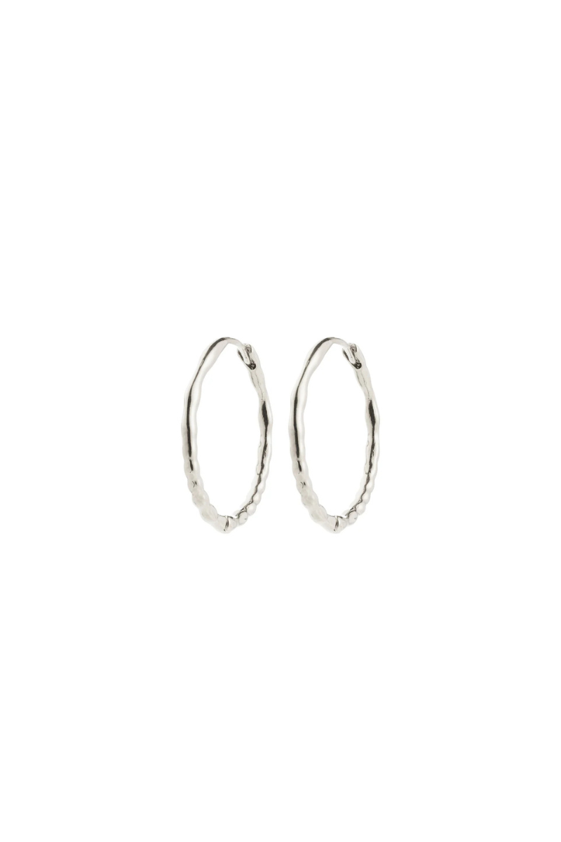 BETWEEN SILVER PLATED EARRINGS