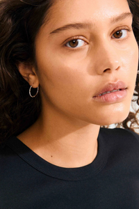 BETWEEN SILVER PLATED EARRINGS