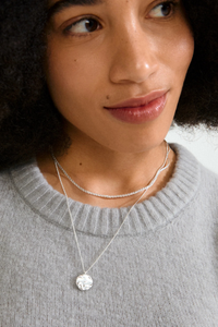 DECLAN 2 IN 1 SILVER PLATED NECKLACE