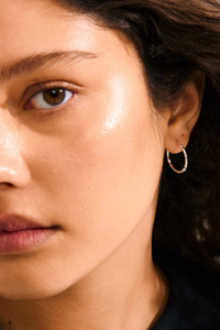 BETWEEN SILVER PLATED EARRINGS