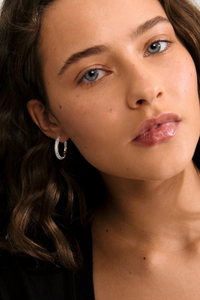 TATUM LG SILVER PLATED EARRINGS