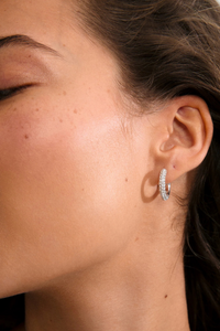 TATUM MD SILVER PLATED EARRINGS