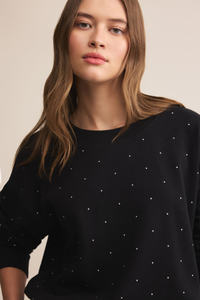 SPARKLE CREW NECK SWEATSHIRT