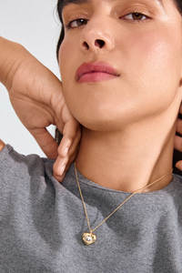NOVA HEART GOLD PLATED NECKLACE