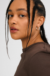 HARRISON SILVER PLATED EARRINGS