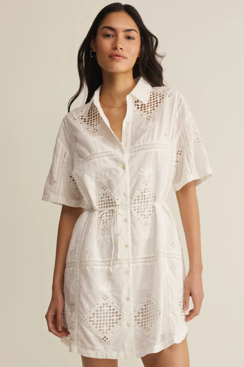 ANNABELLE EYELET DRESS