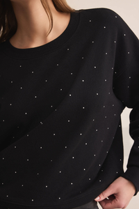 SPARKLE CREW NECK SWEATSHIRT